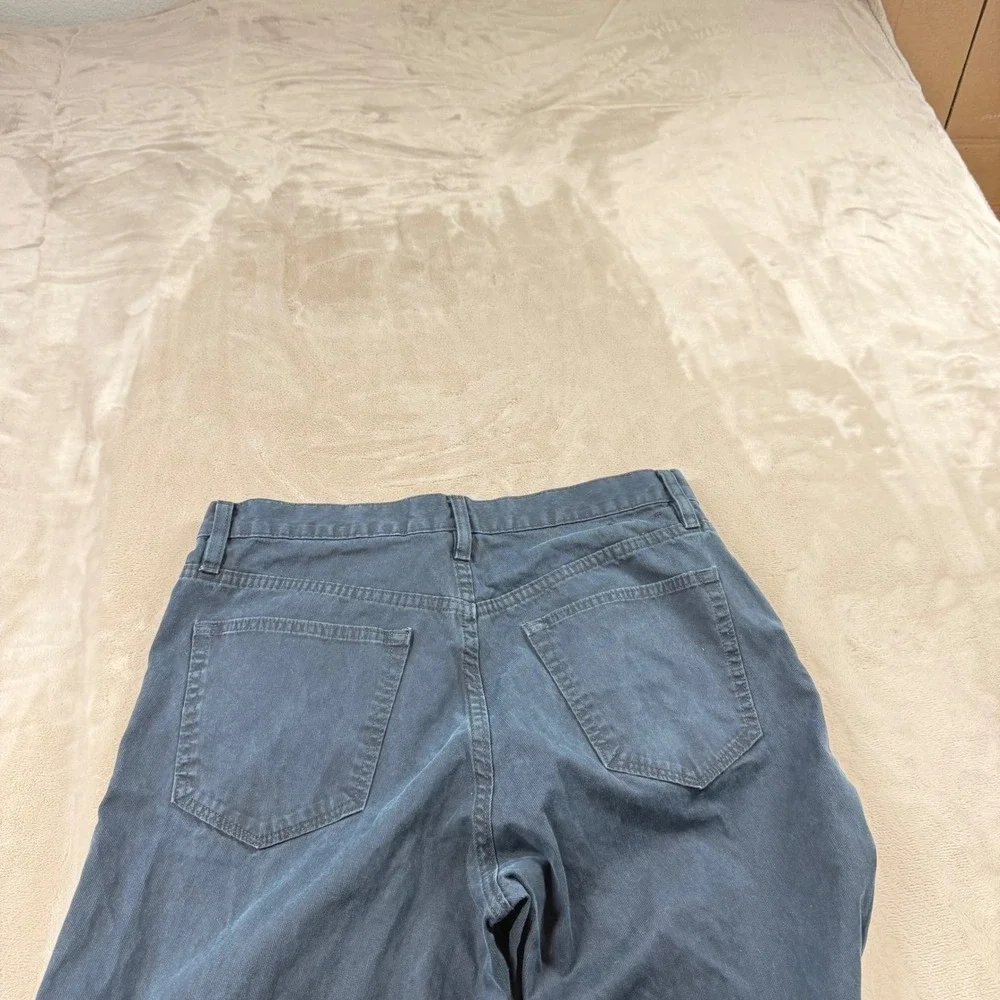 Banana Republic Corduroy Pants Mens 33x34 Navy Blue Good Straight‎ Leg Cotton